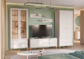 АФИНА Гостиная (модульная) кашемир серый в Стрежевом - strezevoi.ok-mebel.com | фото
