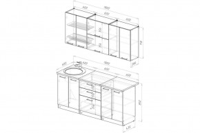 АНТИКА Кухонный гарнитур Макси 2 (1800 мм) в Стрежевом - strezevoi.ok-mebel.com | фото 2