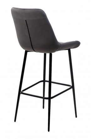 Барный стул ХОФМАН, цвет H-14 Серый, велюр / черный каркас М-City в Стрежевом - strezevoi.ok-mebel.com | фото 4