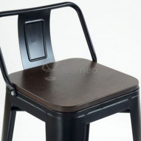 Барный стул N-238 Tolix Wood style Черный в Стрежевом - strezevoi.ok-mebel.com | фото 3
