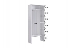 БАСКО Прихожая К10 (кашемир) в Стрежевом - strezevoi.ok-mebel.com | фото 6