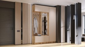БАВАРИЯ Прихожая (дуб вотан/кашемир) в Стрежевом - strezevoi.ok-mebel.com | фото