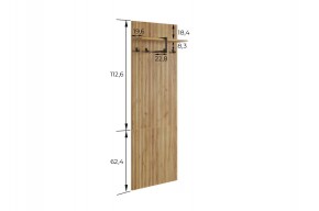 БОДРУМ Прихожая (модульная) дуб крафт золотой в Стрежевом - strezevoi.ok-mebel.com | фото 2