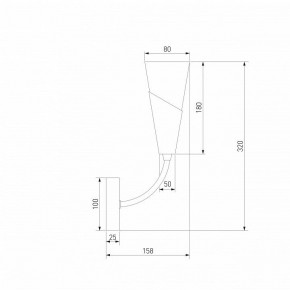 Бра Eurosvet Rhyton 60167/1 латунь в Стрежевом - strezevoi.ok-mebel.com | фото 5