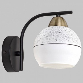 Бра Imex MD.8136 MD.8136-1-W-BK+AB в Стрежевом - strezevoi.ok-mebel.com | фото