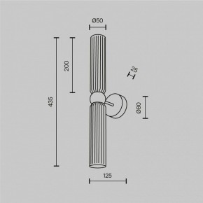 Бра Maytoni Antic MOD302WL-02CG1 в Стрежевом - strezevoi.ok-mebel.com | фото 3