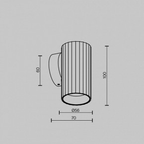 Бра Maytoni Calipso C106WL-01-GU10-BS в Стрежевом - strezevoi.ok-mebel.com | фото 6