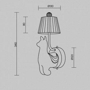Бра Maytoni Senor Alpaca MOD377WL-L6W3K в Стрежевом - strezevoi.ok-mebel.com | фото 9