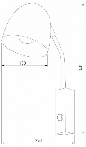 Бра TK Lighting Soho 4167 Soho Black в Стрежевом - strezevoi.ok-mebel.com | фото 2