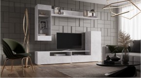 ДАЛЛАС Гостиная (модульная) цемент светлый в Стрежевом - strezevoi.ok-mebel.com | фото