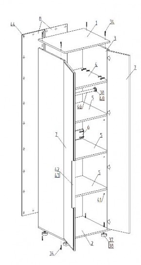 Детская "Лео" (модульная) в Стрежевом - strezevoi.ok-mebel.com | фото 9