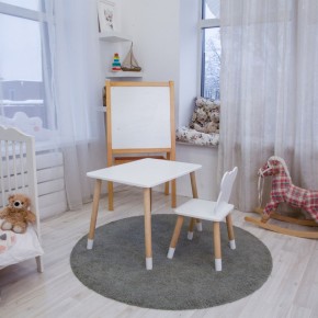 Детский комплект стол и стул «Мишка» Rolti Baby (белый/береза, массив березы/мдф) в Стрежевом - strezevoi.ok-mebel.com | фото 4