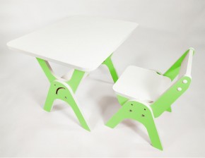 Детский растущий стол-парта и стул Я САМ "Умка" (Зеленый) в Стрежевом - strezevoi.ok-mebel.com | фото 1