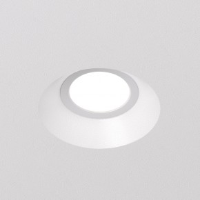 DK2081-WH Встраиваемый точечный светильник для натяжных ПВХ потолков INVIZ, IP 20, до 9 Вт, GU10, LED, белый, ABS-пластик в Стрежевом - strezevoi.ok-mebel.com | фото