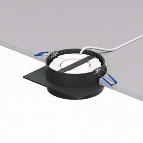 DK2091-BK Встраиваемый светильник FLAT, IP 20, до 15 Вт, GX53, LED, черный, алюминий в Стрежевом - strezevoi.ok-mebel.com | фото 4