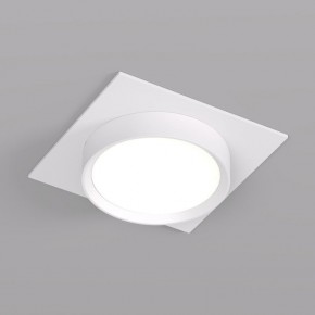 DK2091-WH Встраиваемый светильник FLAT, IP 20, до 15 Вт, GX53, LED, белый, алюминий в Стрежевом - strezevoi.ok-mebel.com | фото