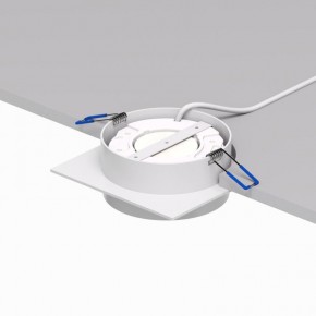 DK2091-WH Встраиваемый светильник FLAT, IP 20, до 15 Вт, GX53, LED, белый, алюминий в Стрежевом - strezevoi.ok-mebel.com | фото 4
