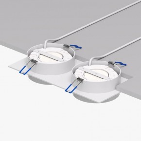 DK2092-WH Встраиваемый светильник FLAT, IP 20, до 15 Вт, GX53, LED, белый, алюминий в Стрежевом - strezevoi.ok-mebel.com | фото 4
