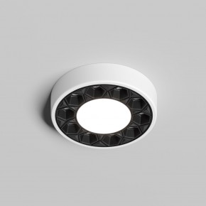 DK2440-WB Встраиваемый светильник DUAL 5+5 Вт, LED 4000K, IP 20, d90mm, белый/черный, алюминий/акрил в Стрежевом - strezevoi.ok-mebel.com | фото 2