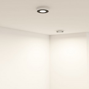 DK2440-WB Встраиваемый светильник DUAL 5+5 Вт, LED 4000K, IP 20, d90mm, белый/черный, алюминий/акрил в Стрежевом - strezevoi.ok-mebel.com | фото 6