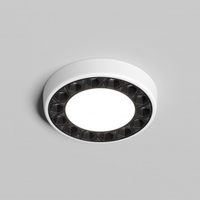 DK2441-WB Встраиваемый светильник DUAL 9+9 Вт, LED 4000K, IP 20, d120mm, белый/черный, алюминий/акрил в Стрежевом - strezevoi.ok-mebel.com | фото 2