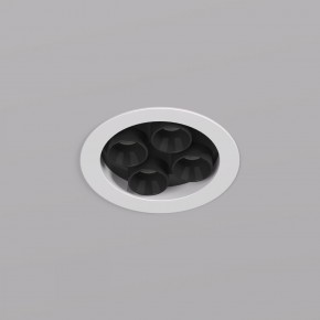 DK2510-WB Встраиваемый светильник SPACE со светодиодом d65 220V 8W 38° 4000К IP20 белый/черный алюминий в Стрежевом - strezevoi.ok-mebel.com | фото 2