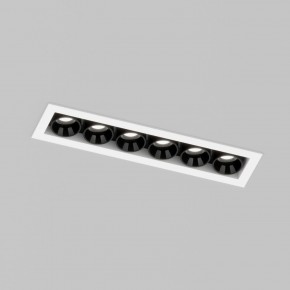 DK2514-WB Встраиваемый светильник SPACE со светодиодом L126mm 220V 10W 38° 4000К IP20 белый/черный алюминий в Стрежевом - strezevoi.ok-mebel.com | фото