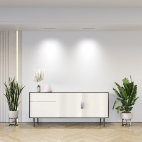 DK2515-WB Встраиваемый светильник SPACE со светодиодом L240mm 220V 20W 38° 4000К IP20 белый/черный алюминий в Стрежевом - strezevoi.ok-mebel.com | фото 7