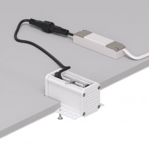 DK2530-WB Встраиваемый светильник SPACE со светодиодом под шпатлевку L69mm 220V 6W 38° 4000К IP20 белый/черный алюминий в Стрежевом - strezevoi.ok-mebel.com | фото 5
