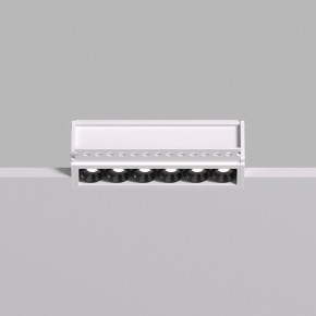 DK2531-WB Встраиваемый светильник SPACE со светодиодом под шпатлевку L126mm 220V 10W 38° 4000К IP20 белый/черный алюминий в Стрежевом - strezevoi.ok-mebel.com | фото 3