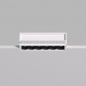 DK2531-WB Встраиваемый светильник SPACE со светодиодом под шпатлевку L126mm 220V 10W 38° 4000К IP20 белый/черный алюминий в Стрежевом - strezevoi.ok-mebel.com | фото 4