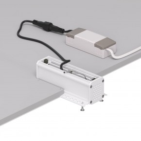 DK2531-WB Встраиваемый светильник SPACE со светодиодом под шпатлевку L126mm 220V 10W 38° 4000К IP20 белый/черный алюминий в Стрежевом - strezevoi.ok-mebel.com | фото 5