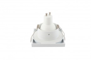 DK3014-WH Встраиваемый светильник влагозащ., IP 44, 50 Вт, GU10, белый, алюминий в Стрежевом - strezevoi.ok-mebel.com | фото 5