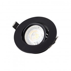 DK3020-BK Встраиваемый светильник, IP 20, 10 Вт, GU5.3, LED, черный, пластик в Стрежевом - strezevoi.ok-mebel.com | фото