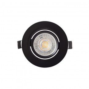 DK3020-BK Встраиваемый светильник, IP 20, 10 Вт, GU5.3, LED, черный, пластик в Стрежевом - strezevoi.ok-mebel.com | фото 3