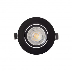 DK3020-BK Встраиваемый светильник, IP 20, 10 Вт, GU5.3, LED, черный, пластик в Стрежевом - strezevoi.ok-mebel.com | фото