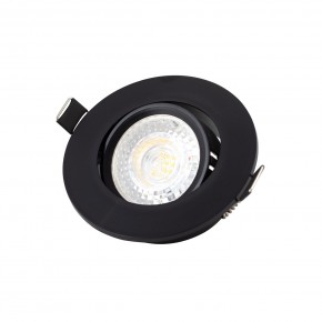 DK3020-BK Встраиваемый светильник, IP 20, 10 Вт, GU5.3, LED, черный, пластик в Стрежевом - strezevoi.ok-mebel.com | фото 2