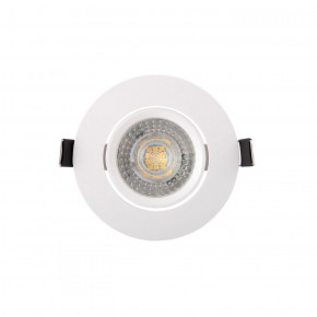 DK3020-WH Встраиваемый светильник, IP 20, 10 Вт, GU5.3, LED, белый, пластик в Стрежевом - strezevoi.ok-mebel.com | фото 1