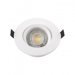 DK3020-WH Встраиваемый светильник, IP 20, 10 Вт, GU5.3, LED, белый, пластик в Стрежевом - strezevoi.ok-mebel.com | фото 2
