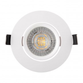 DK3020-WH Встраиваемый светильник, IP 20, 10 Вт, GU5.3, LED, белый, пластик в Стрежевом - strezevoi.ok-mebel.com | фото
