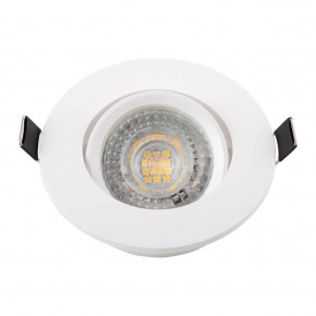 DK3020-WH Встраиваемый светильник, IP 20, 10 Вт, GU5.3, LED, белый, пластик в Стрежевом - strezevoi.ok-mebel.com | фото 4