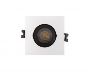 DK3021-WB Встраиваемый светильник, IP 20, 10 Вт, GU5.3, LED, белый/черный, пластик в Стрежевом - strezevoi.ok-mebel.com | фото 1
