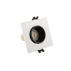 DK3021-WB Встраиваемый светильник, IP 20, 10 Вт, GU5.3, LED, белый/черный, пластик в Стрежевом - strezevoi.ok-mebel.com | фото 2