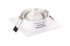 DK3021-WH Встраиваемый светильник, IP 20, 10 Вт, GU5.3, LED, белый, пластик в Стрежевом - strezevoi.ok-mebel.com | фото 4