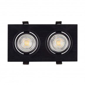 DK3022-BK Встраиваемый светильник, IP 20, 10 Вт, GU5.3, LED, черный, пластик в Стрежевом - strezevoi.ok-mebel.com | фото 2