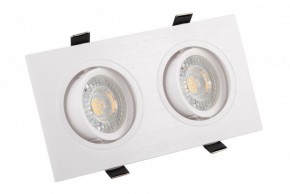 DK3022-WH Встраиваемый светильник, IP 20, 10 Вт, GU5.3, LED, белый, пластик в Стрежевом - strezevoi.ok-mebel.com | фото