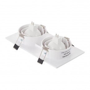 DK3022-WH Встраиваемый светильник, IP 20, 10 Вт, GU5.3, LED, белый, пластик в Стрежевом - strezevoi.ok-mebel.com | фото 3