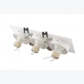 DK3023-WH Встраиваемый светильник, IP 20, 10 Вт, GU5.3, LED, белый, пластик в Стрежевом - strezevoi.ok-mebel.com | фото 4