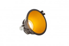 DK3026-BG Встраиваемый светильник, IP 20, 10 Вт, GU5.3, LED, черный/золотой, пластик в Стрежевом - strezevoi.ok-mebel.com | фото 3