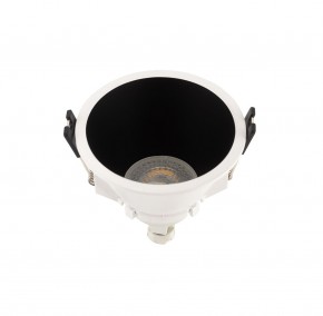 DK3026-WB Встраиваемый светильник, IP 20, 10 Вт, GU5.3, LED, белый/черный, пластик в Стрежевом - strezevoi.ok-mebel.com | фото 2